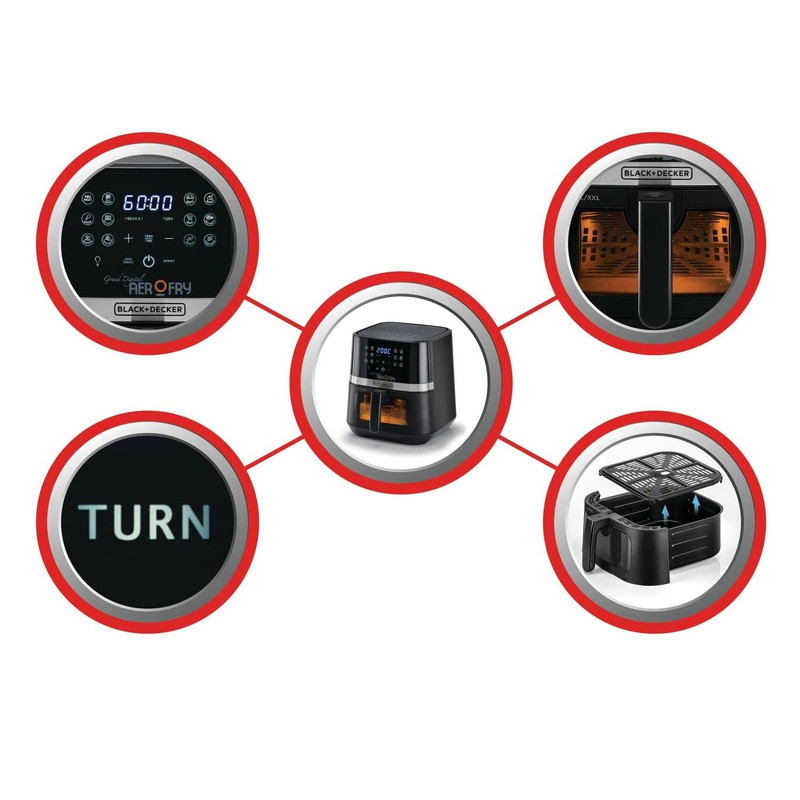 سرخ کن بدون روغن بلک اند دکر مدل AF5800