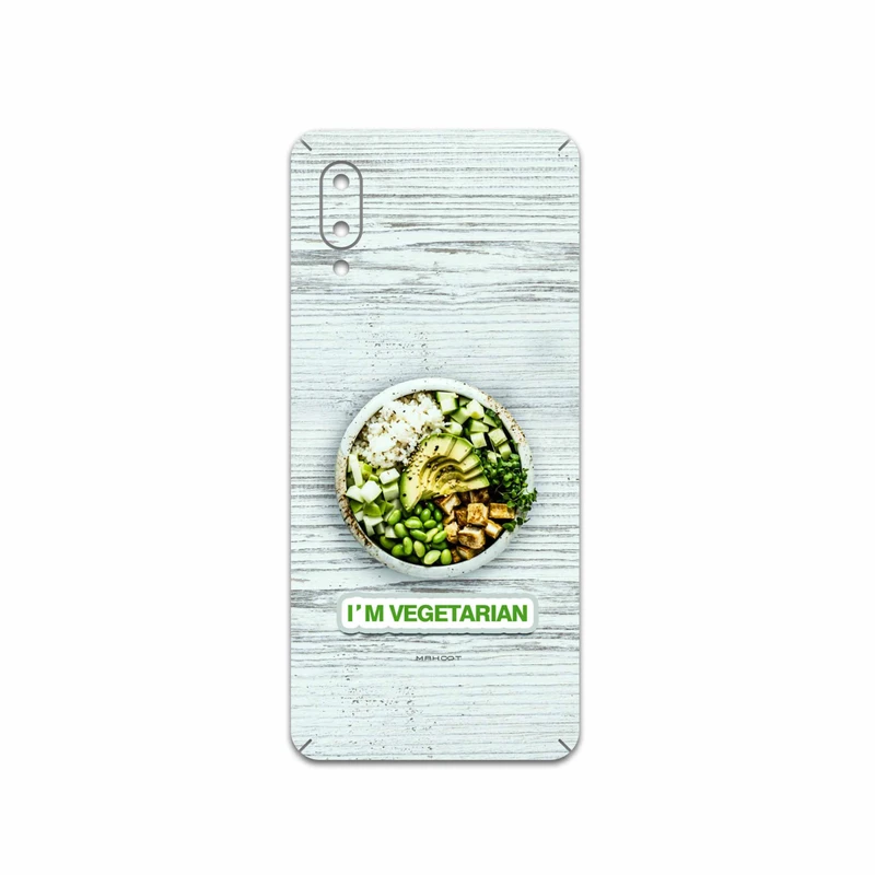 برچسب پوششی ماهوت مدل Im-vegetarian مناسب برای گوشی موبایل سامسونگ Galaxy A02