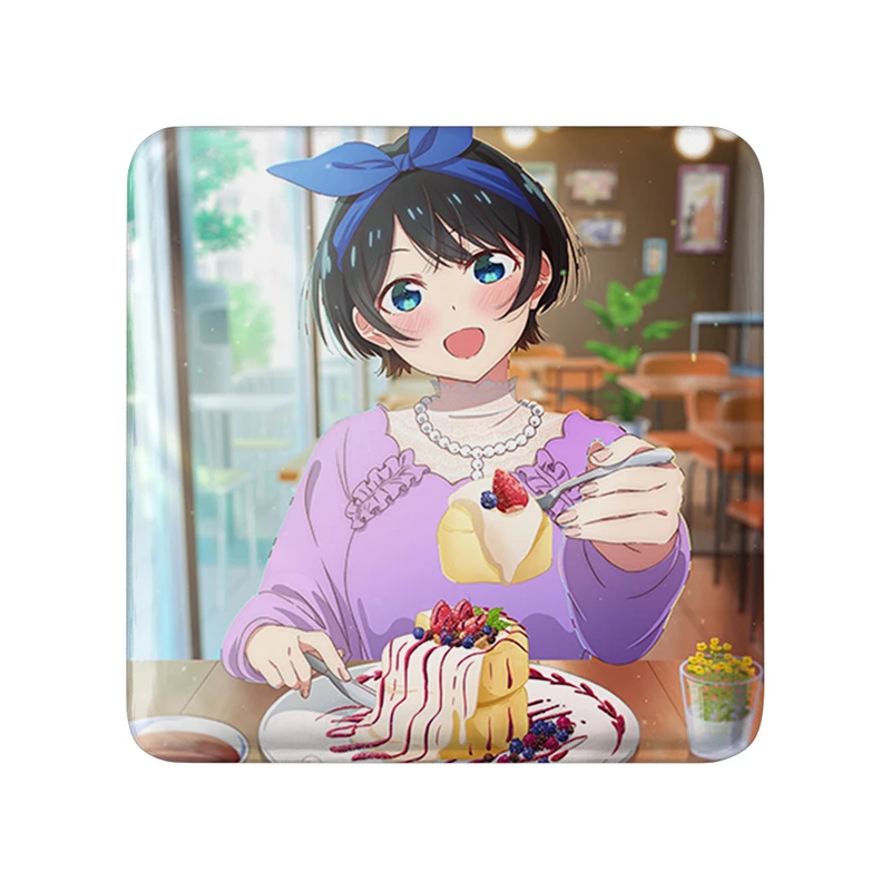 مگنت خندالو طرح روکا انیمه کانوجو اوکاری مدل مربعی کد 34823