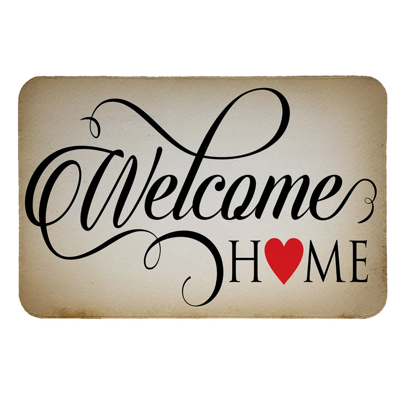 پادری طرح  welcome کد 9512 سایز 60 × 40 سانتی متر