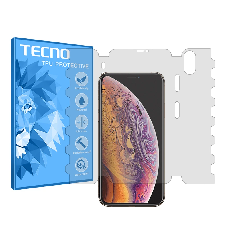 محافظ صفحه نمایش شفاف تکنو مدل HyGEL مناسب برای گوشی موبایل اپل iPhone XS