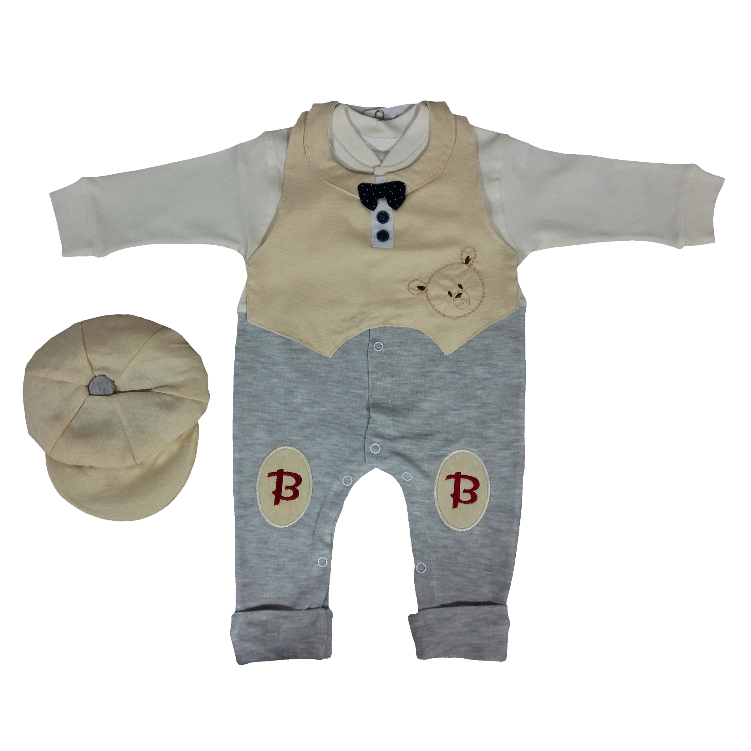  ست 3 تکه لباس نوزادی کد 343