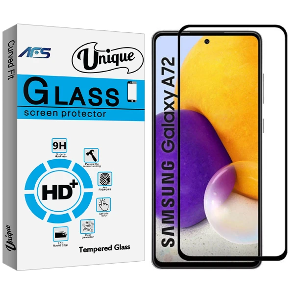 محافظ صفحه نمایش ای اف اس مدل Unique Glass مناسب برای گوشی موبایل سامسونگ Galaxy A72
