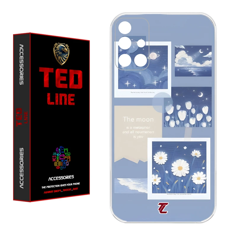 کاور تدلاین طرح بابونه کد 1203 مناسب برای گوشی موبایل سامسونگ Galaxy A71