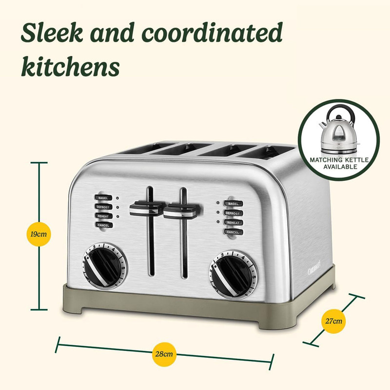 توستر 4 اسلایس کوئیزینارت مدل CPT180SU