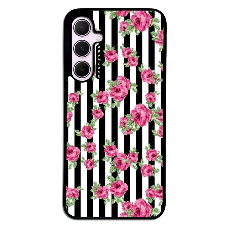 کاور آکام مدل AMC-WSGA35-FLOWERS-24 مناسب برای گوشی موبایل سامسونگ Galaxy A35