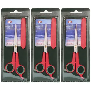 قیچی آرایشگاهی اس.جی.ان مدل S-120 مجموعه 3 عددی