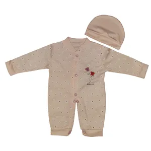 ست سرهمی و کلاه نوزادی مدل پروانه