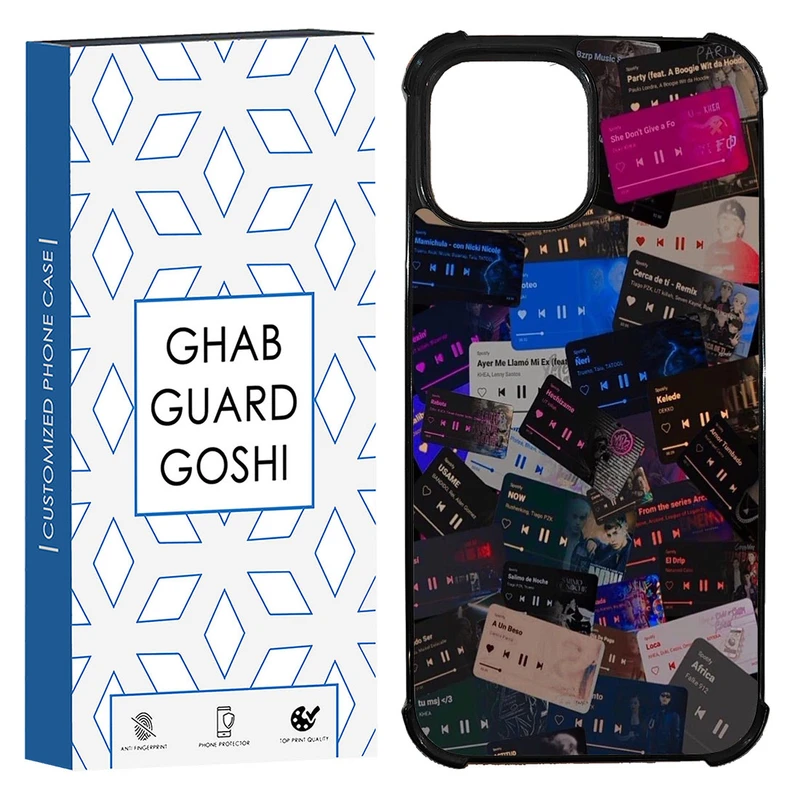 کاور قاب گارد گوشی طرح موزیک کد TPU-264 مناسب برای گوشی موبایل اپل Iphone 13 Pro Max