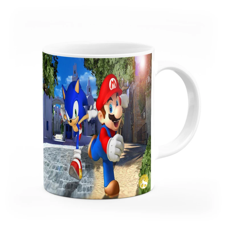 ماگ هومرو طرح انیمیشن ماریو سونیک مدل MG4279