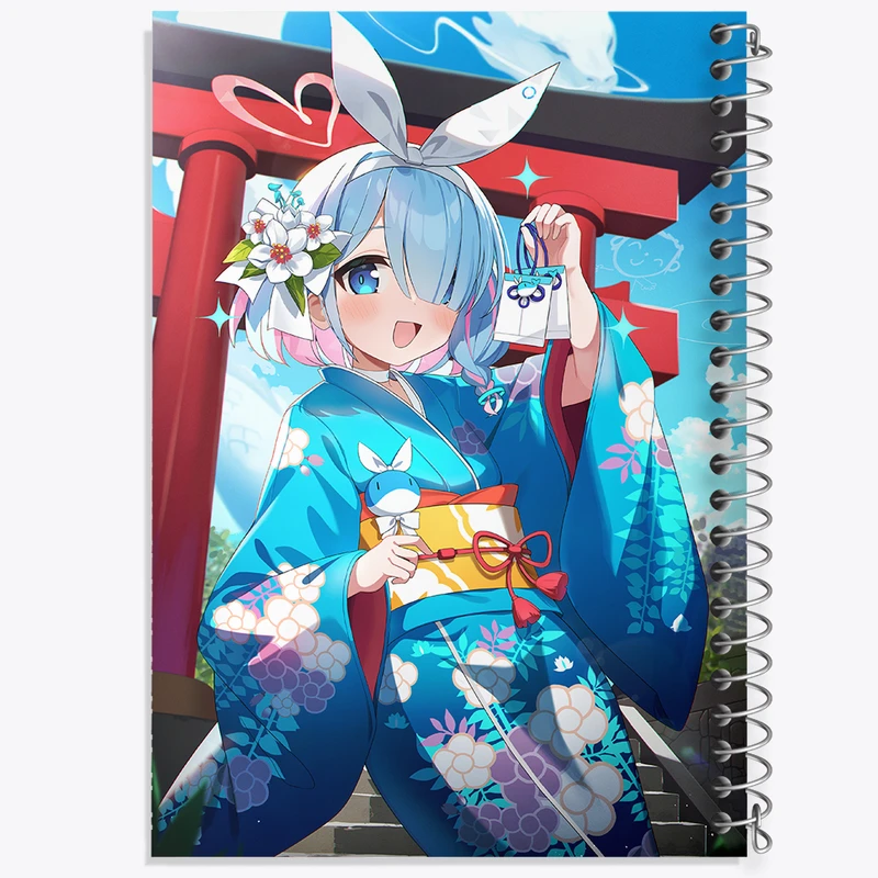 دفتر نقاشی 50 برگ خندالو طرح بازی آرشیو آبی (Blue Archive) کد 34377