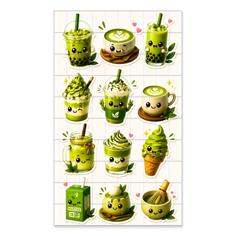 برچسب مدل نوشیدنی طرح قهوه کد 10