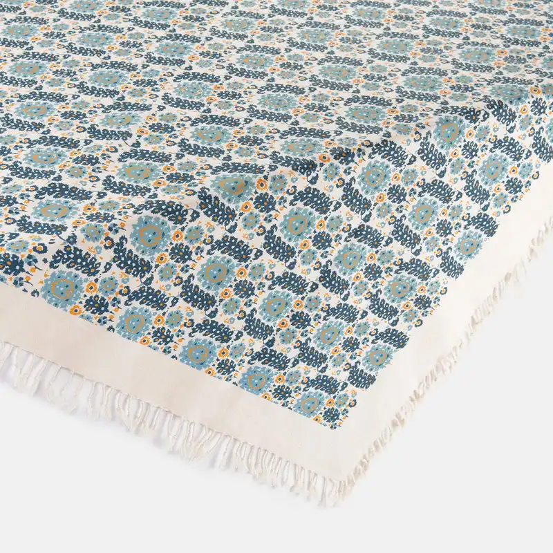 رومیزی چاپ دستی گدار مدل گلستان