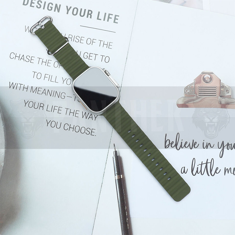بند پنتر مدل Ocean Loop مناسب برای اپل واچ Ultra 49mm