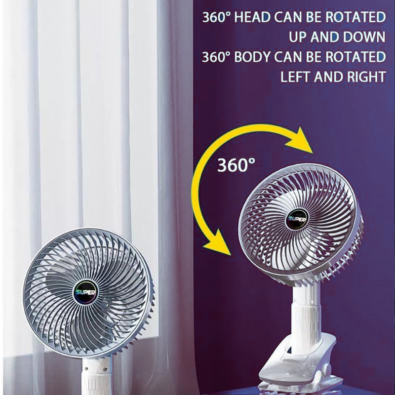 پنکه شارژی مدل Clipped Professional