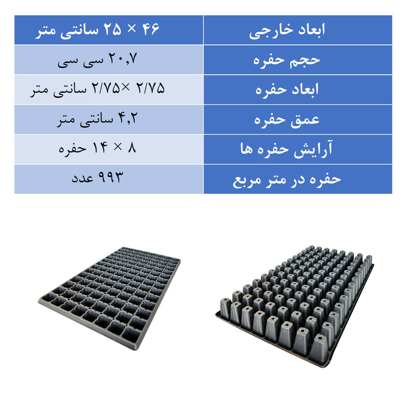 سینی نشا مدل 112 حفره ای مجموعه 10 عددی سینی نشا مدل 112 حفره ای مجموعه 10 عددی