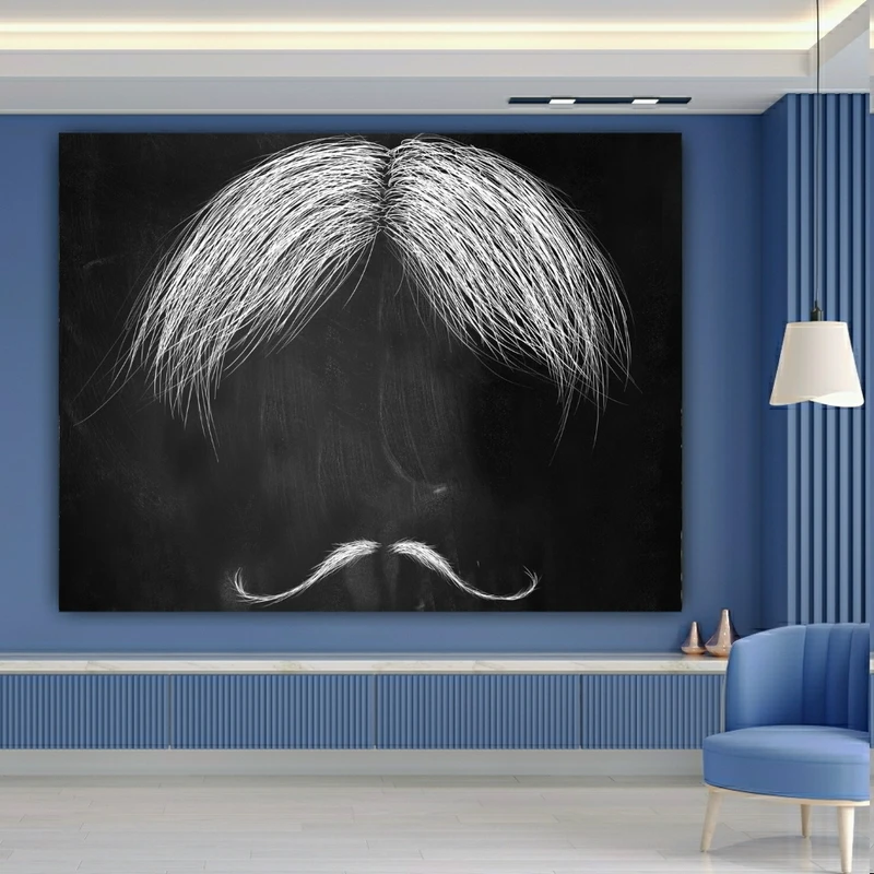  پوستر طرح آرایشگاه مردانه مدل سیبیل(1) کد GR1011