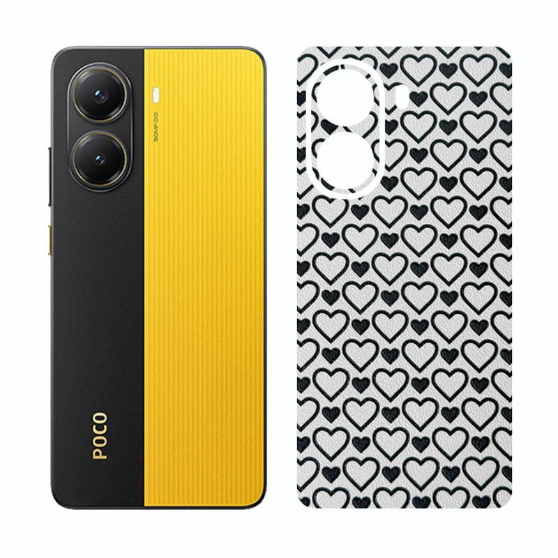  برچسب پوششی ریمکس مدل Cover طرح قلب مناسب برای گوشی موبایل شیائومی Poco X7 Pro