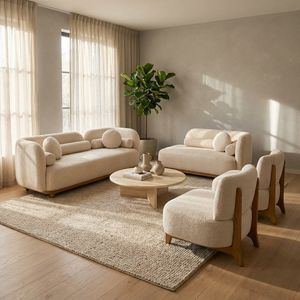 مبل هشت نفره راحتی مدل مینیمال کد 02