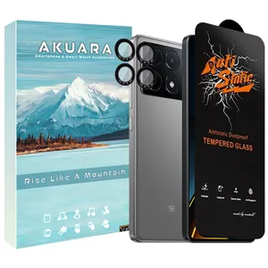 Akuara Antistatic-ring Screen Protector For Xiaomi Poco X6 Pro 5G with lens protector