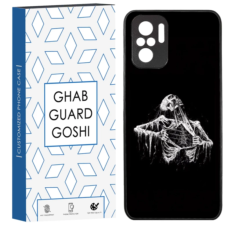 کاور قاب گارد گوشی طرح اسکلت کد TPU-295 مناسب برای گوشی موبایل شیائومی Redmi Note 10 4g / Redmi Note 10s / Poco m5s