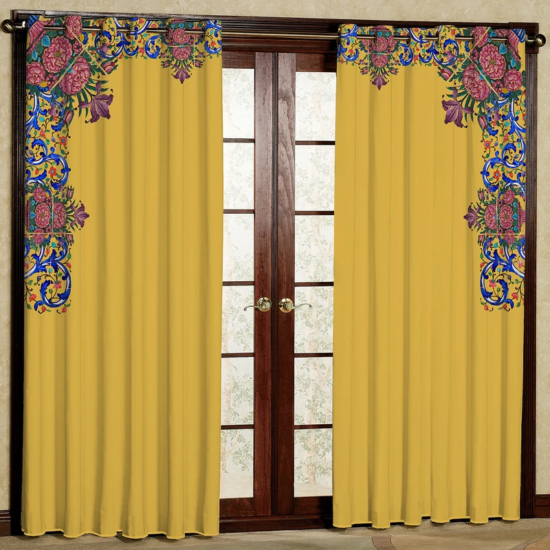 پرده مدل هازان پانچی کد 1866 سایز 140x200 سانتی متر