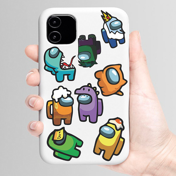 استیکر تزئینی موبایل و تبلت راتیانا مدل mini 06 بسته 10 عددی