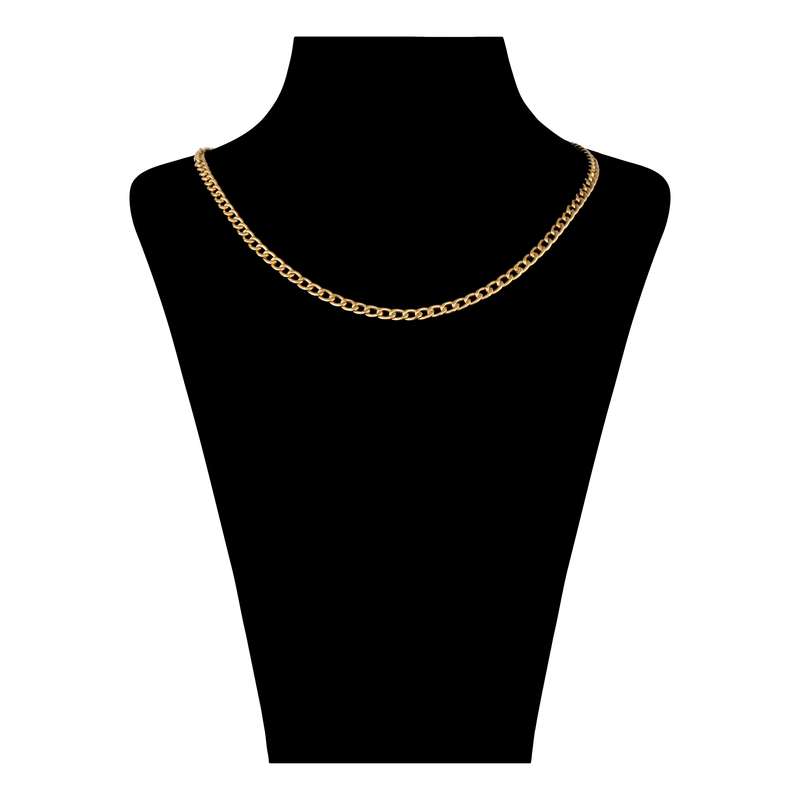 زنجیر طلا 18 عیار زنانه گلدم طرح کارتیه مدل PE-3070005