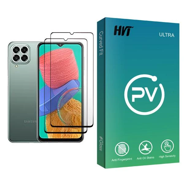 محافظ صفحه نمایش سرامیکی اچ وی تی مدل PV Glass2 مناسب برای گوشی موبایل سامسونگ Galaxy M33 بسته دو عددی
