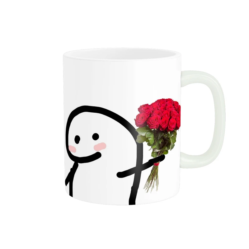 ماگ پاد آفرین مدل گل کد 305