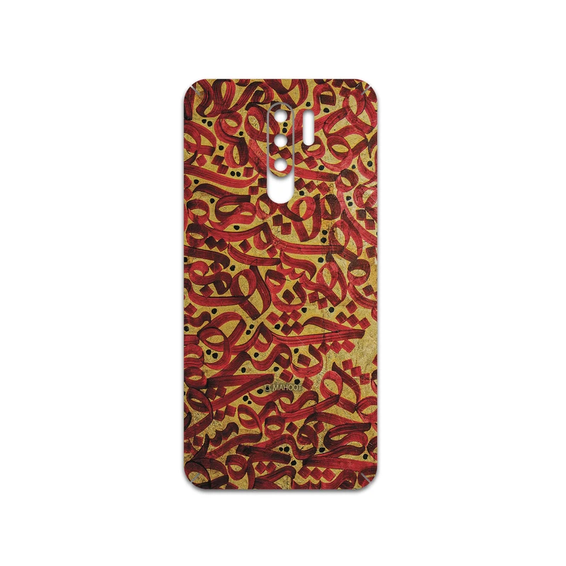 برچسب پوششی ماهوت مدل Nastaliq-6 مناسب برای گوشی موبایل شیائومی Redmi 9