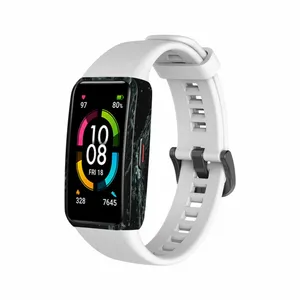 MAHOOT Graphite-Green-Marble Cover Sticker for Huawei band 6 Smartwatch