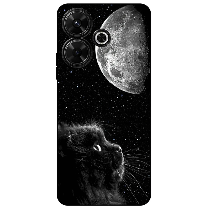 کاور مگافون طرح گربه مدل 1882 مناسب برای گوشی موبایل شیائومی Redmi 13 4G