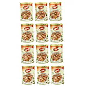 کنسرو لوبیا چیتی با قارچ ماهوند - 350 گرم مجموعه دوازده عددی