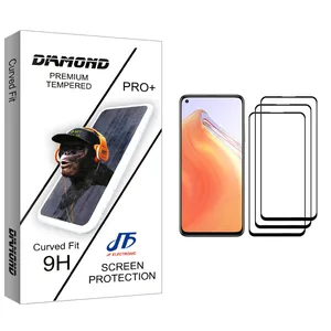 JF Diamond glass Screen Protector For Xiaomi Mi 10T 5G Pack Of 3
