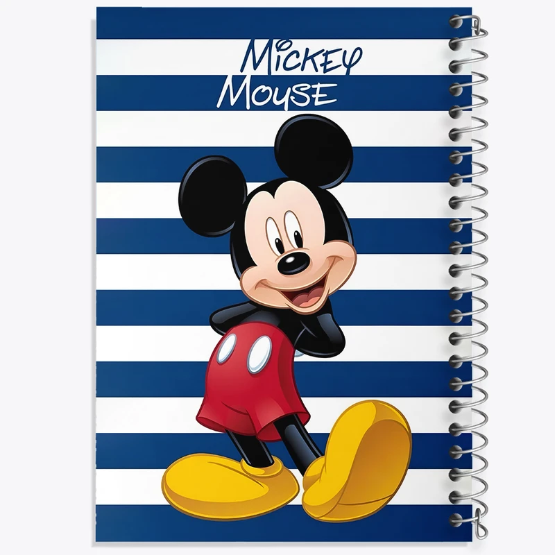 دفتر ژورنال نویسی 50 برگ خندالو مدل نقطه ای طرح میکی موس کد N2872