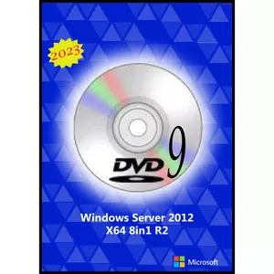 سیستم عامل Windows Server 2012 8in1 R2- 2023 DVD9 نشر مایکروسافت