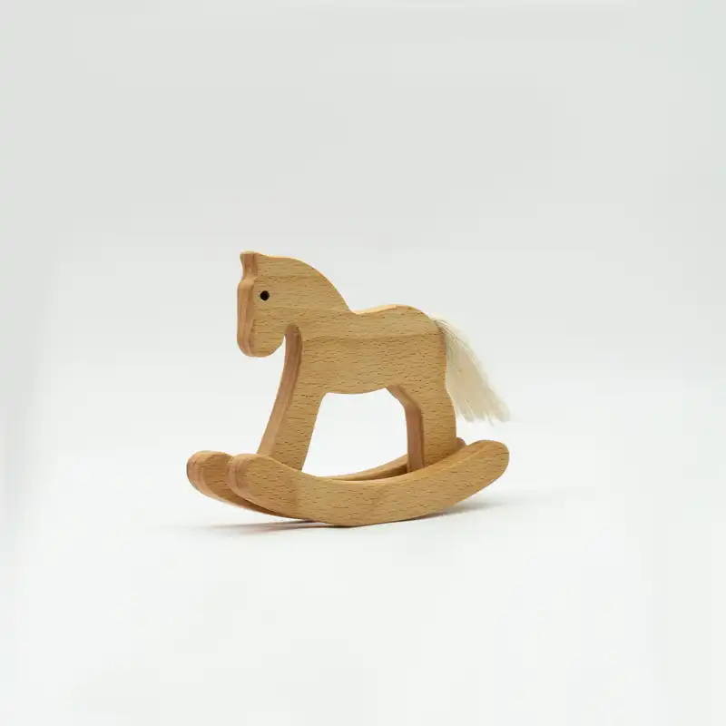 اسباب بازی چوبی مدل اسب راکر