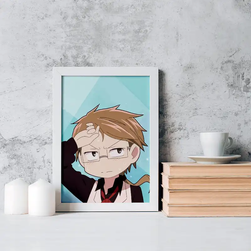 تابلو خندالو مدل کونیکدا سان انیمه سگ های ولگرد بانگو کد 15640