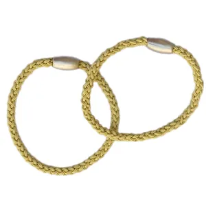 کش مو زنانه مدل گیس باف مجموعه 2 عددی