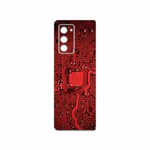 MAHOOT Red Printed Circuit Board Cover Sticker for Samsung Galaxy Z FOLD 2