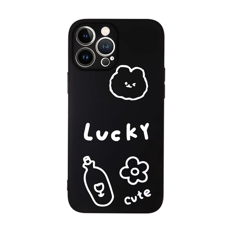 کاور قاب گارد طرح خرس مینیمال کد t7002 مناسب برای گوشی موبایل اپل iphone 13 Pro