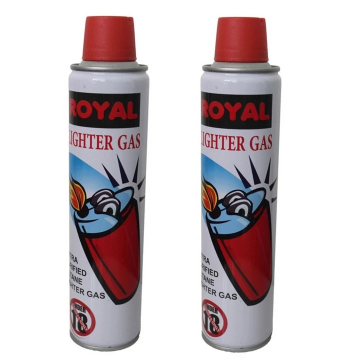 گاز فندک رویال مدل DKD-1147 حجم 300 میلی لیتر مجموعه 2 عددی