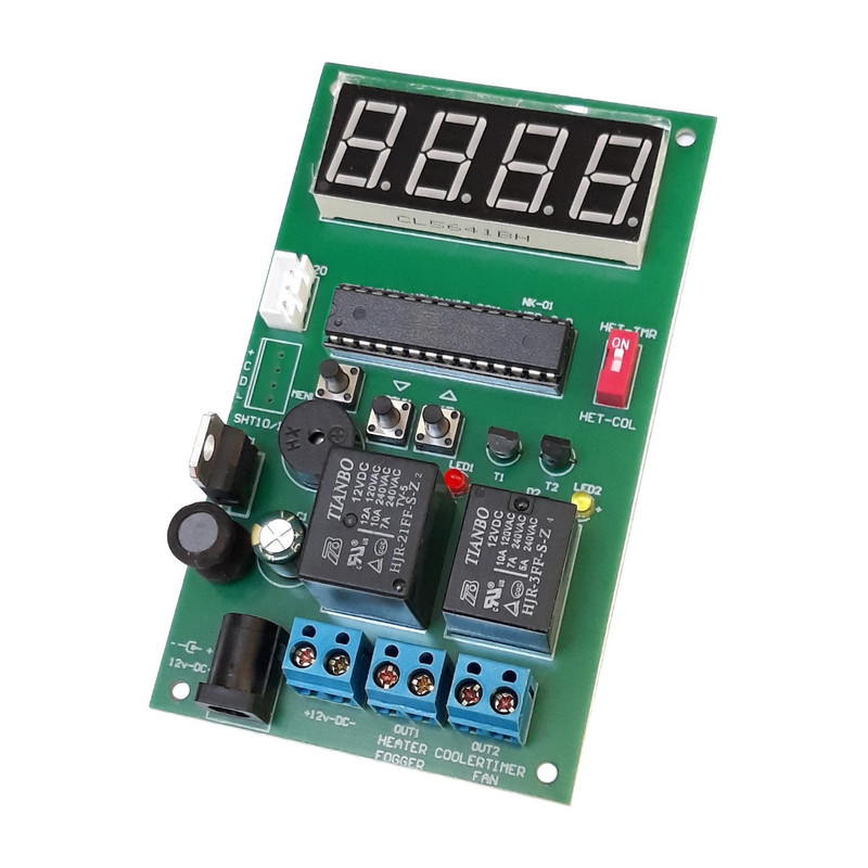 کنترلر دما و تایمر مدل DS18B20 کنترلر دما و تایمر مدل DS18B20