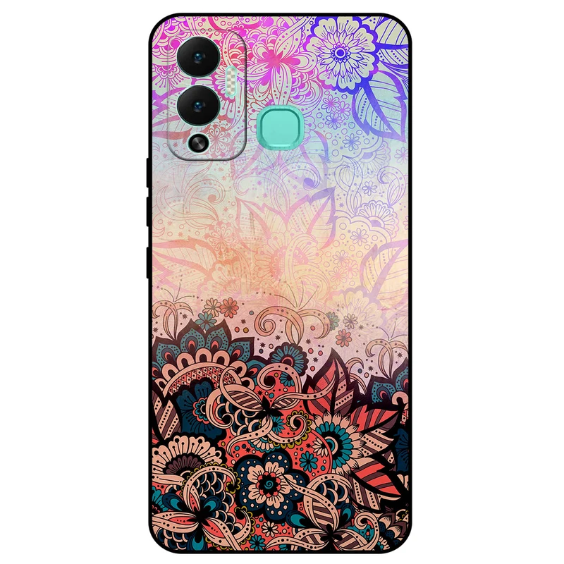 کاور مگافون طرح بته جقه مدل 7727 مناسب برای گوشی موبایل اینفینیکس Hot 12 Play