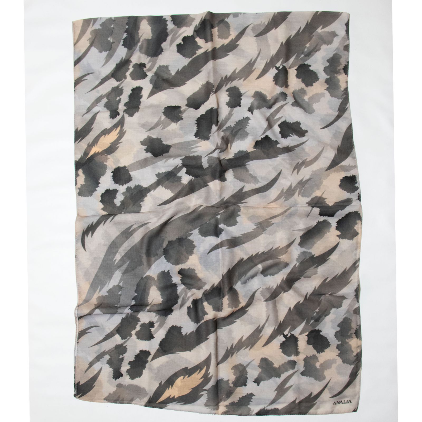 شال زنانه مدل نخی جدید فانتزی شیک با طرح پلنگی کد ana-1415-1 - - 6