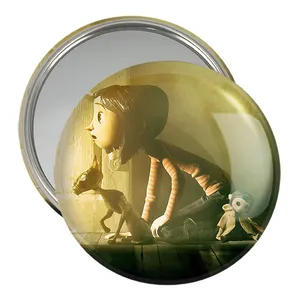 آینه جیبی خندالو مدل کورالاین Coraline  کد 20770