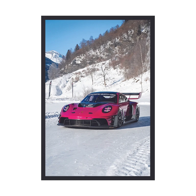 تابلو وین چیتا مدل پورشه اسپورت کد 01 فریم مشکی