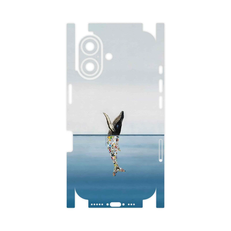 برچسب پوششی ماهوت مدل Collage of Sea Trash-FullSkin مناسب برای گوشی موبایل اپل iPhone 16