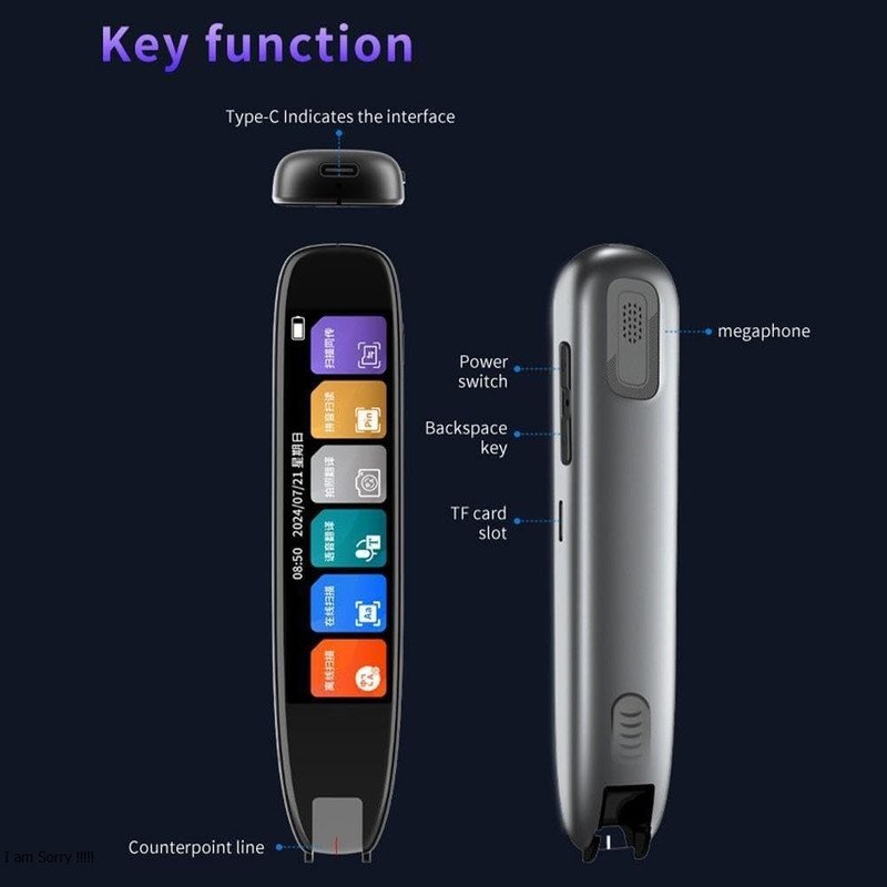 قلم مترجم هوشمند مدل S65 به همراه دوربین قلم مترجم هوشمند مدل S65 به همراه دوربین